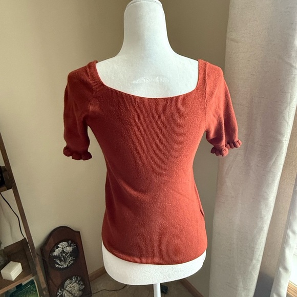 LOFT Rust Orange Women's Sweater Top - Picture 1 of 3